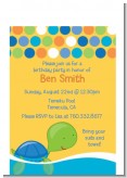 Sea Turtle Boy - Baby Shower Petite Invitations