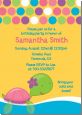 Sea Turtle Girl - Birthday Party Invitations thumbnail