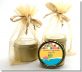 Sea Turtle Girl - Baby Shower Gold Tin Candle Favors