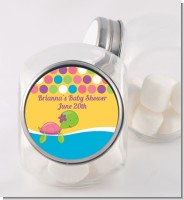 Sea Turtle Girl - Personalized Baby Shower Candy Jar