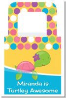 Sea Turtle Girl - Personalized Baby Shower Favor Boxes