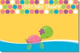 Sea Turtle Girl - Personalized Baby Shower Placemats