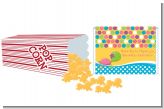 Sea Turtle Girl - Personalized Popcorn Wrapper Baby Shower Favors