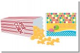 Sea Turtle Girl - Personalized Popcorn Wrapper Baby Shower Favors