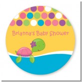 Sea Turtle Girl - Personalized Baby Shower Table Confetti