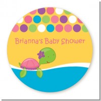 Sea Turtle Girl - Personalized Baby Shower Table Confetti