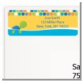 Sea Turtle Boy - Birthday Party Return Address Labels thumbnail