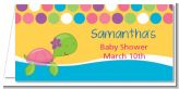 Sea Turtle Girl - Personalized Baby Shower Place Cards
