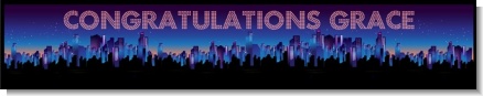 Sex in the City - Personalized Bridal Shower Banners