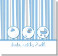 Shake, Rattle & Roll Blue Baby Shower Theme thumbnail