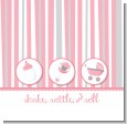 Shake, Rattle & Roll Pink Baby Shower Theme thumbnail