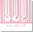 Shake, Rattle & Roll Pink Baby Shower Theme thumbnail