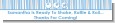 Shake, Rattle & Roll Blue - Personalized Baby Shower Banners thumbnail