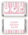 Shake, Rattle & Roll Pink - Personalized Baby Shower Mini Candy Bar Wrappers thumbnail