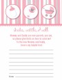Shake, Rattle & Roll Pink - Baby Shower Notes of Advice thumbnail