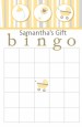 Shake, Rattle & Roll Yellow - Baby Shower Gift Bingo Game Card thumbnail