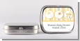 Shake, Rattle & Roll Yellow - Personalized Baby Shower Mint Tins thumbnail