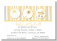 Shake, Rattle & Roll Yellow - Baby Shower Petite Invitations thumbnail