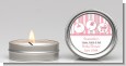 Shake, Rattle & Roll Pink - Baby Shower Candle Favors thumbnail