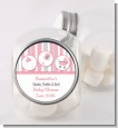 Shake, Rattle & Roll Pink - Personalized Baby Shower Candy Jar thumbnail