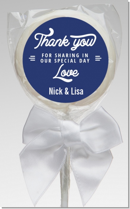 Sharing Our Day - Personalized Bridal Shower Lollipop Favors
