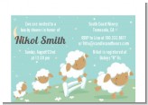 Sheep - Baby Shower Petite Invitations