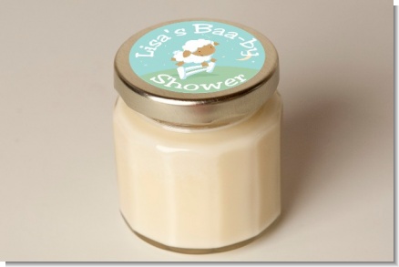 Sheep - Baby Shower Personalized Candle Jar