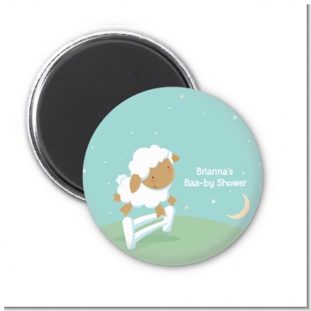 Sheep - Personalized Baby Shower Magnet Favors