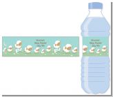 Sheep - Personalized Baby Shower Water Bottle Labels