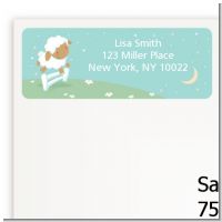 Sheep - Baby Shower Return Address Labels