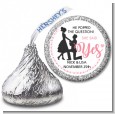 She Said Yes - Hershey Kiss Bridal Shower Sticker Labels thumbnail