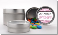 She's Ready To Pop - Custom Baby Shower Favor Tins