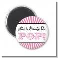 She's Ready To Pop - Personalized Baby Shower Magnet Favors thumbnail