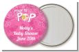 She's Ready To Pop Pink - Personalized Baby Shower Pocket Mirror Favors thumbnail