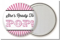 She's Ready To Pop - Personalized Baby Shower Pocket Mirror Favors