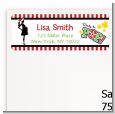 She's Ready To Pop Christmas Edition - Baby Shower Return Address Labels thumbnail