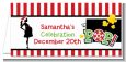 She's Ready To Pop Christmas Edition - Personalized Baby Shower Place Cards thumbnail