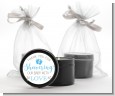 Showering Our Baby Boy - Baby Shower Black Candle Tin Favors thumbnail