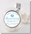 Showering Our Baby Boy - Personalized Baby Shower Candy Jar thumbnail
