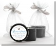 Showering With Love - Baby Shower Black Candle Tin Favors thumbnail