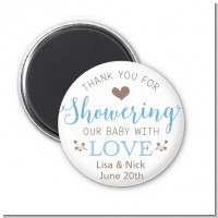 Showering With Love - Personalized Baby Shower Magnet Favors