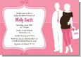 Silhouette Couple | It's a Girl - Baby Shower Invitations thumbnail