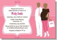 Silhouette Couple African American It's a Girl - Baby Shower Invitations thumbnail