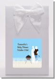 Silhouette Couple BBQ Boy - Baby Shower Goodie Bags