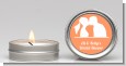 Silhouette Couple - Bridal Shower Candle Favors thumbnail