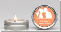 Silhouette Couple - Bridal Shower Candle Favors