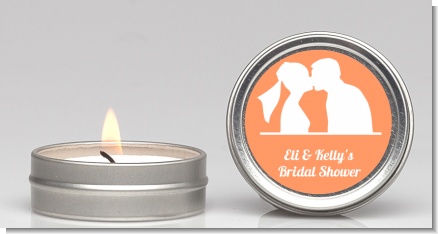 Silhouette Couple - Bridal Shower Candle Favors