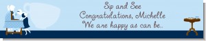 Sip and See It's a Boy - Personalized Baby Shower Banners