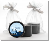 Sip and See It's a Boy - Baby Shower Black Candle Tin Favors