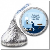 Sip and See It's a Boy - Hershey Kiss Baby Shower Sticker Labels